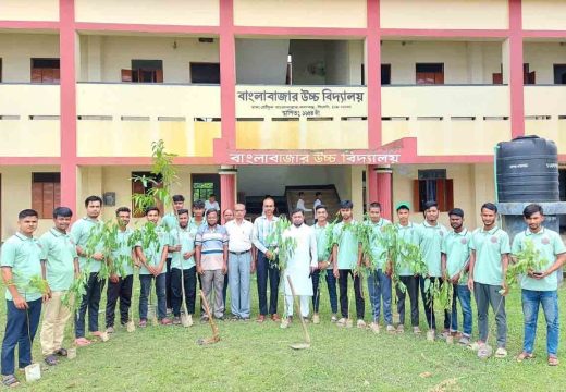 বালাগঞ্জে বাংলাবাজার ছাত্রকল্যাণ সংস্থার বৃক্ষরোপণ