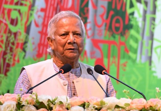 আজ ‘জুলাই ঘোষণাপত্র’ পাঠ করবেন প্রধান উপদেষ্টা অধ্যাপক ইউনূস