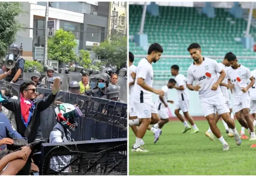 বিক্ষোভে স্থগিত ফ্লাইট, ফুটবল দলের নিরাপদ ফেরাতে পদক্ষেপ নিচ্ছে সরকার