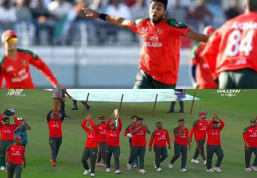 সুপার ওভারের নাটকীয়তায় ভারত ‘এ’ দলকে হারিয়ে ফাইনালে বাংলাদেশ ‘এ’