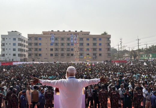সিলেটে জামায়াতের নির্বাচনী জনসভায় শফিকুর রহমানের বক্তব্য