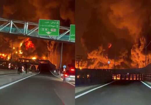 তেলের আগুনে পুড়ছে তেহরান