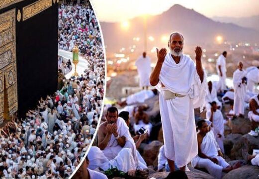আরাফার ময়দানে লাখো হাজির অশ্রুসিক্ত প্রার্থনা