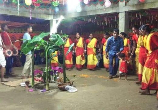 চা বাগা‌নে করম পরব